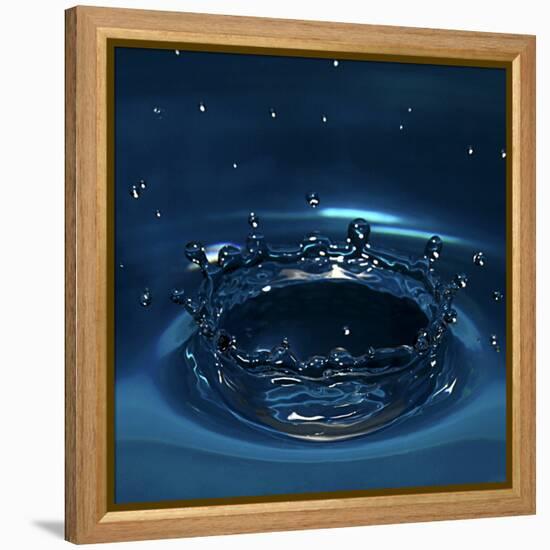 Water Drop Impact-Linda Wright-Framed Premier Image Canvas