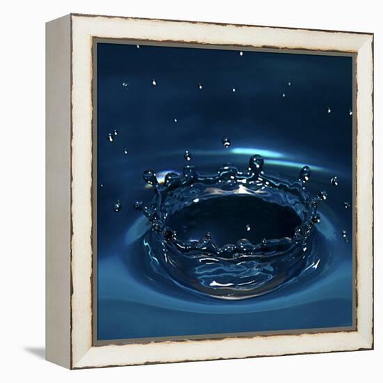 Water Drop Impact-Linda Wright-Framed Premier Image Canvas