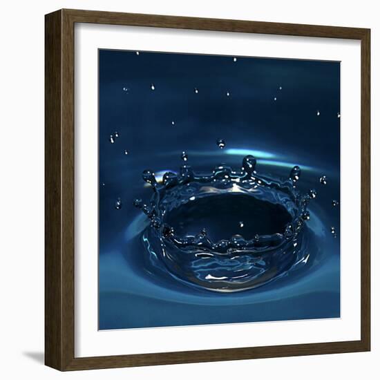 Water Drop Impact-Linda Wright-Framed Premium Photographic Print