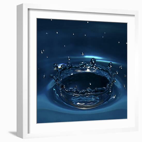 Water Drop Impact-Linda Wright-Framed Premium Photographic Print