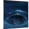 Water Drop Impact-Linda Wright-Mounted Premium Photographic Print