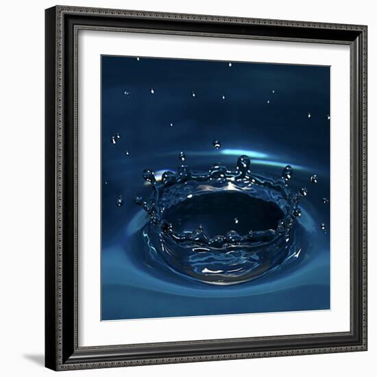 Water Drop Impact-Linda Wright-Framed Premium Photographic Print