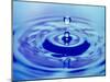 Water Drop Impact-Adam Hart-Davis-Mounted Photographic Print