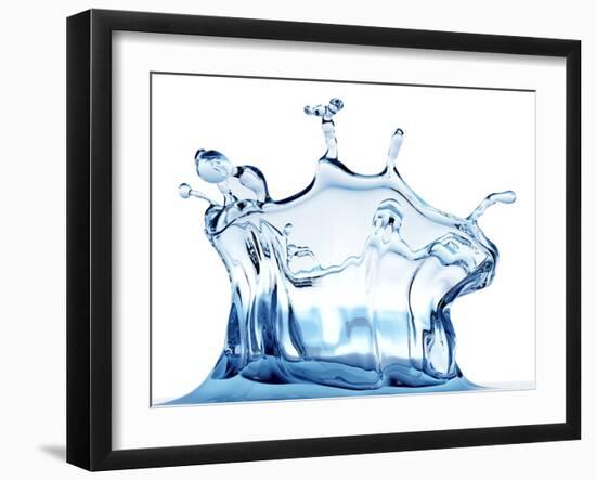Water Drop Impact-PASIEKA-Framed Photographic Print