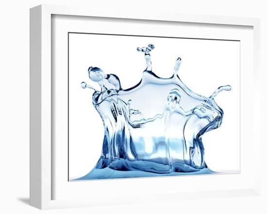 Water Drop Impact-PASIEKA-Framed Photographic Print