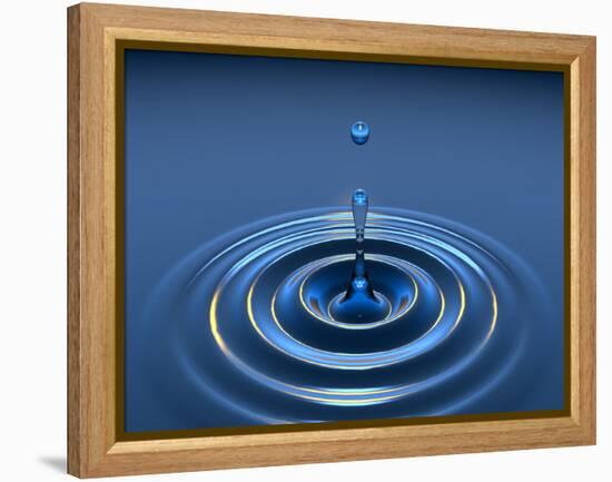 Water Drop-David Parker-Framed Premier Image Canvas