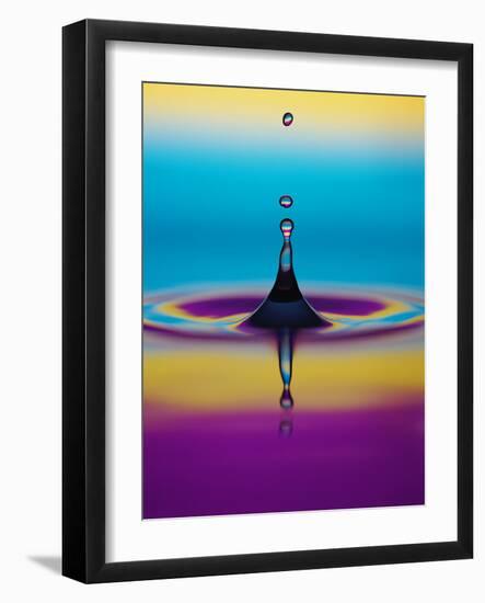 Water Drop-Adam Hart-Davis-Framed Photographic Print