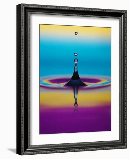 Water Drop-Adam Hart-Davis-Framed Photographic Print