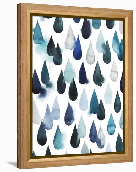 Water Drops I-Grace Popp-Framed Stretched Canvas