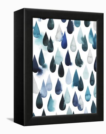 Water Drops I-Grace Popp-Framed Stretched Canvas