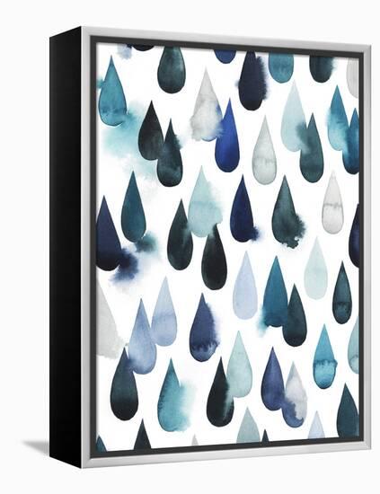 Water Drops I-Grace Popp-Framed Stretched Canvas