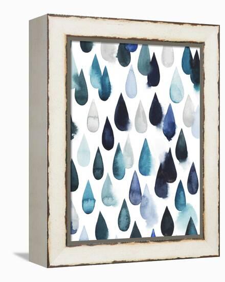 Water Drops II-Grace Popp-Framed Stretched Canvas