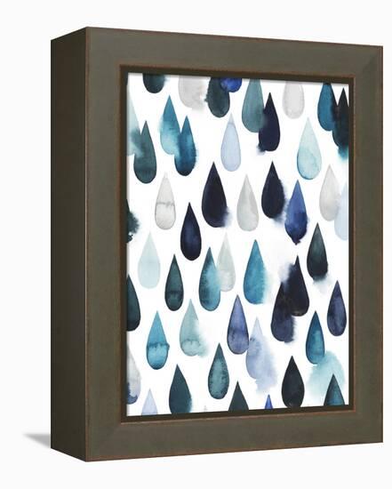 Water Drops II-Grace Popp-Framed Stretched Canvas
