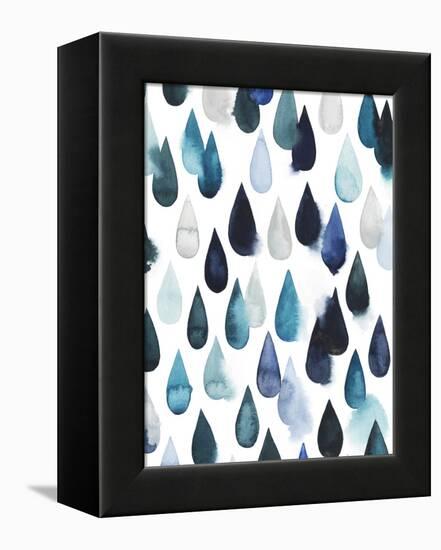 Water Drops II-Grace Popp-Framed Stretched Canvas