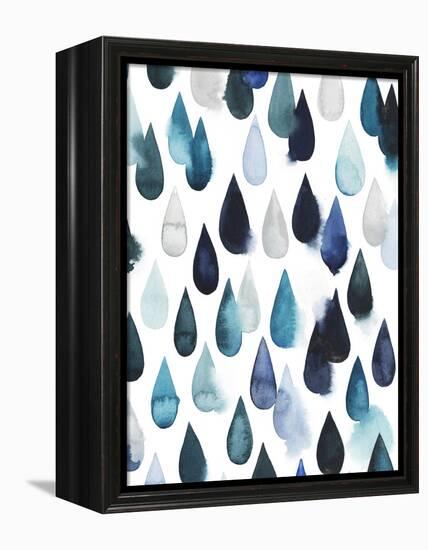 Water Drops II-Grace Popp-Framed Stretched Canvas