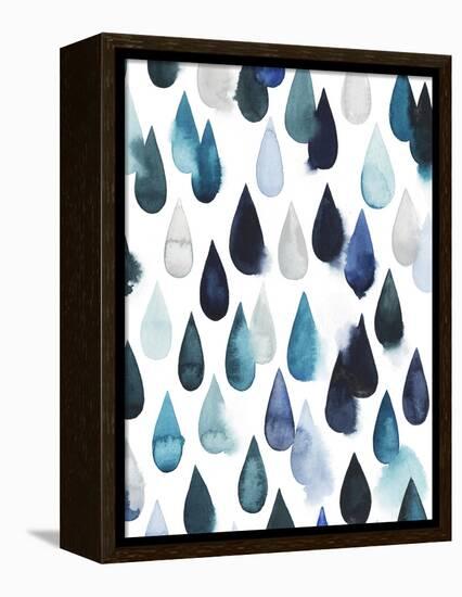 Water Drops II-Grace Popp-Framed Stretched Canvas