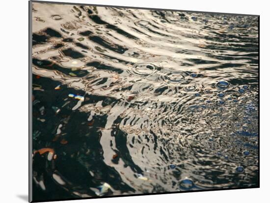 Water Drops III-Nicole Katano-Mounted Photo