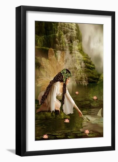 Water Fairy-null-Framed Art Print