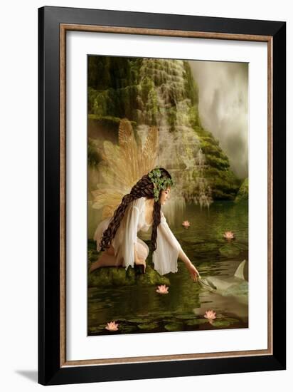 Water Fairy-null-Framed Art Print