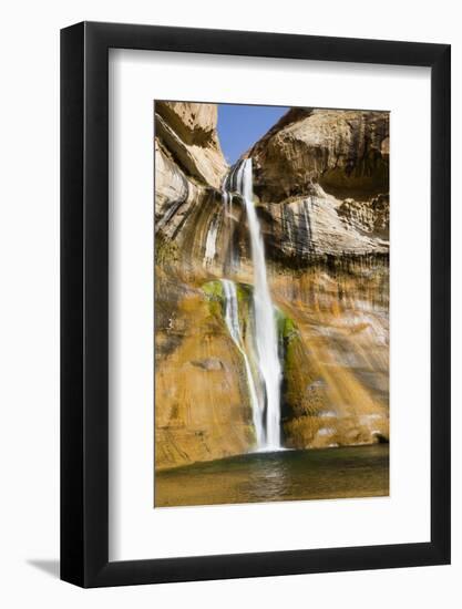 Water falling from rocks, Zion National Park, Utah, USA-Panoramic Images-Framed Photographic Print