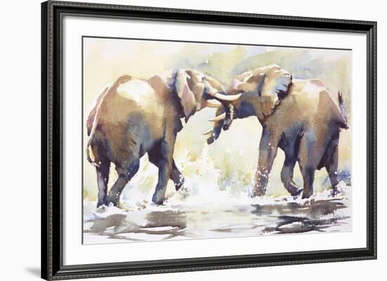 Water Fight-Hazel Soan-Framed Giclee Print