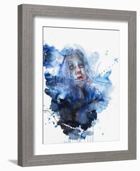 Water Flow-Agnes Cecile-Framed Art Print