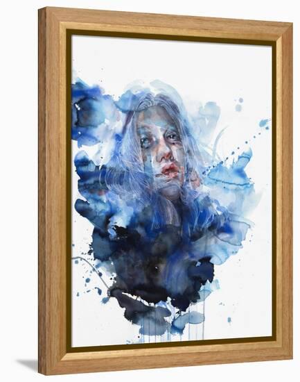 Water Flow-Agnes Cecile-Framed Stretched Canvas