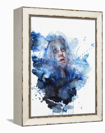 Water Flow-Agnes Cecile-Framed Stretched Canvas