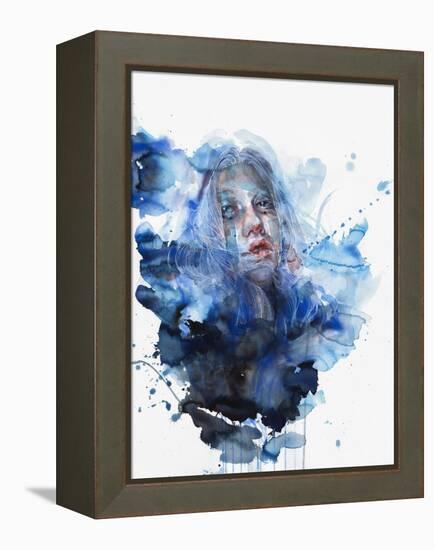 Water Flow-Agnes Cecile-Framed Stretched Canvas