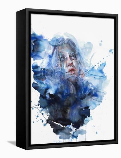 Water Flow-Agnes Cecile-Framed Stretched Canvas