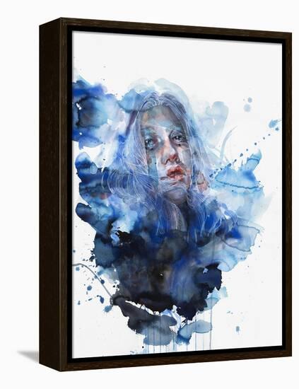 Water Flow-Agnes Cecile-Framed Stretched Canvas