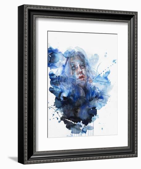 Water Flow-Agnes Cecile-Framed Premium Giclee Print