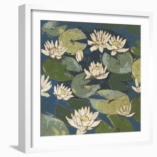 Water Flowers I-Megan Meagher-Framed Art Print