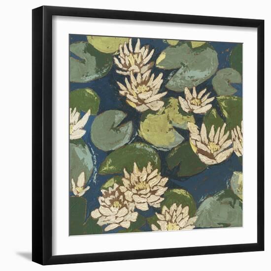 Water Flowers II-Megan Meagher-Framed Art Print