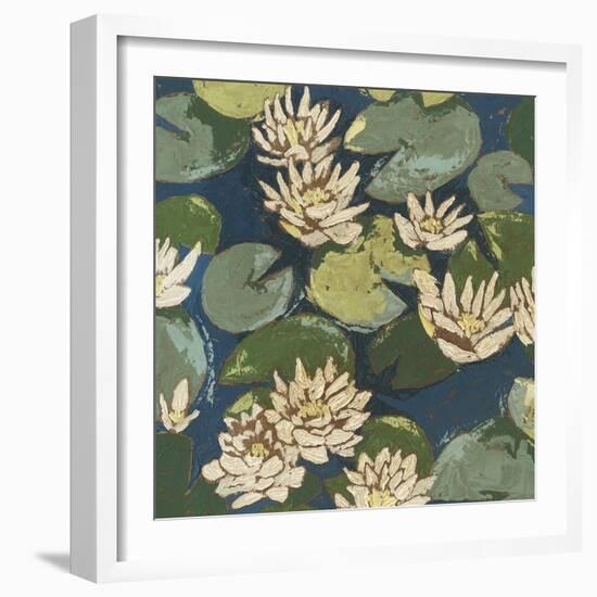 Water Flowers II-Megan Meagher-Framed Art Print