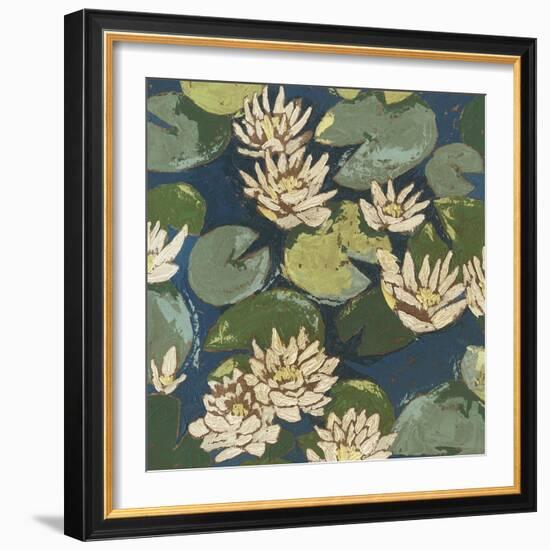 Water Flowers II-Megan Meagher-Framed Art Print