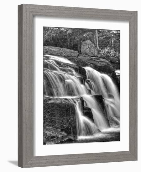 Water Flowing Over Rocks on a Waterfall-Rip Smith-Framed Photographic Print