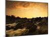 Water Flowing over Rocky Riverbed-Jan Lakey-Mounted Photographic Print