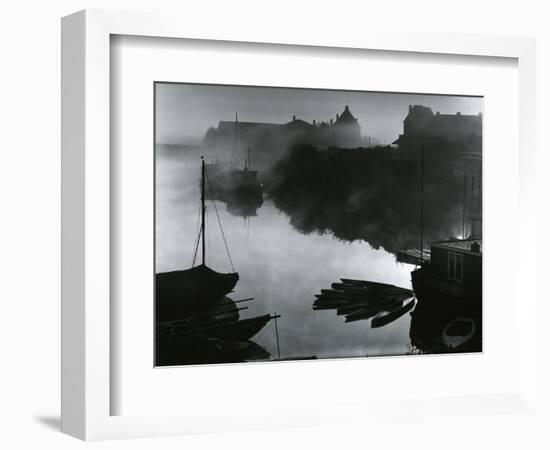Water, Fog, Boats, 1960-Brett Weston-Framed Photographic Print