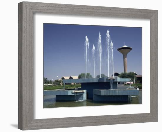 Water Fountain and Tower, Baghdad, Iraq, Middle East-Thouvenin Guy-Framed Photographic Print