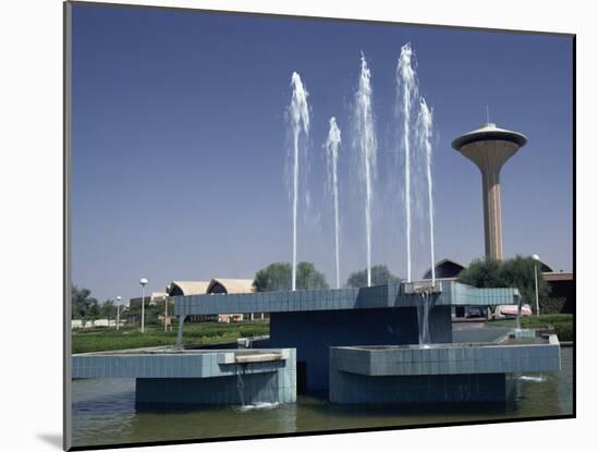 Water Fountain and Tower, Baghdad, Iraq, Middle East-Thouvenin Guy-Mounted Photographic Print