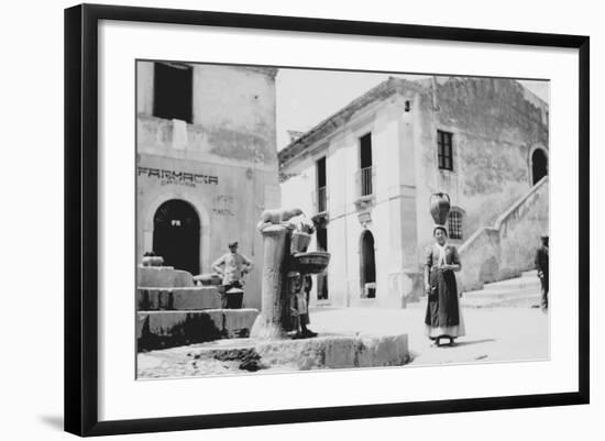 Water Fountain in Sicily-null-Framed Photographic Print