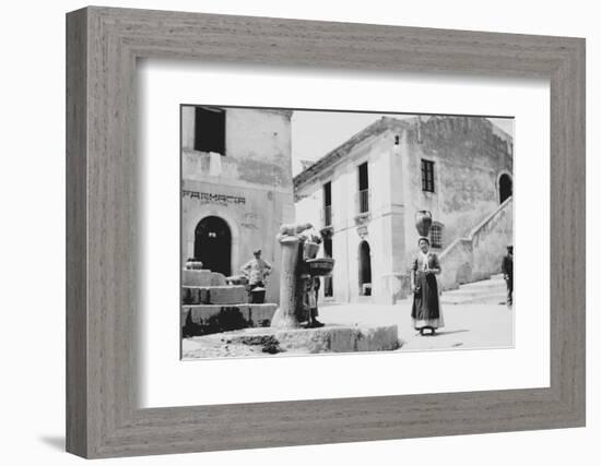 Water Fountain in Sicily-null-Framed Photographic Print