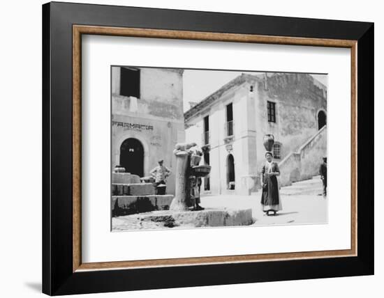 Water Fountain in Sicily-null-Framed Photographic Print