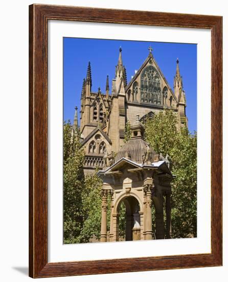 Water Fountain Near St. Mary's Cathedral, Central Business District, Sydney, New South Wales, Austr-Richard Cummins-Framed Photographic Print