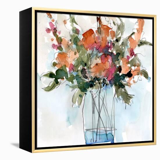 Water Garden Still Life II-Samuel Dixon-Framed Stretched Canvas