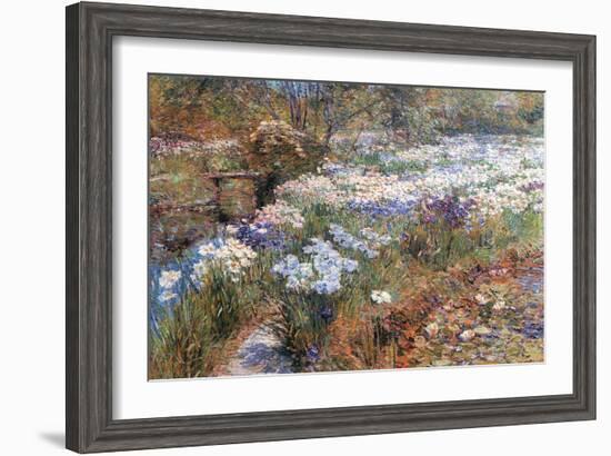 Water Garden-Childe Hassam-Framed Art Print