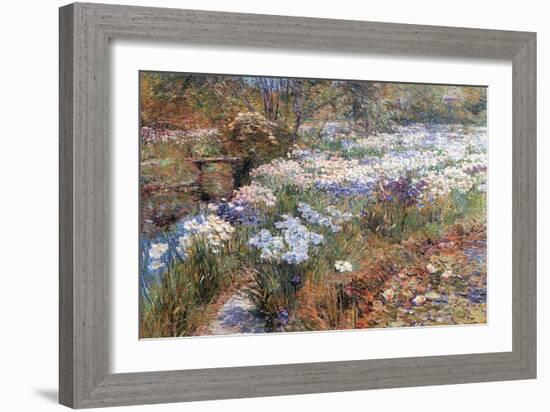 Water Garden-Childe Hassam-Framed Art Print