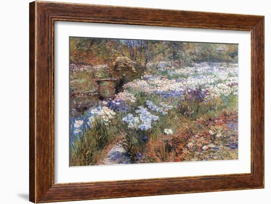 Water Garden-Childe Hassam-Framed Art Print