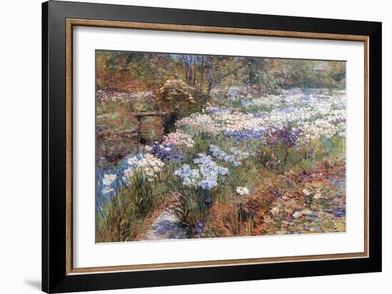 Water Garden-Childe Hassam-Framed Art Print